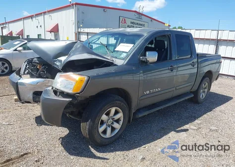 2008 Nissan Titan Se из США, поврежденный, VIN 1N6BA07C68N341727
